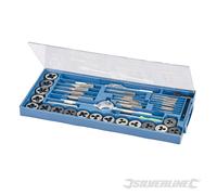 Silverline MS51 Jeu de tarauds et matrices, 40 pcs