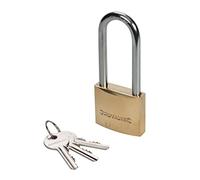 Silverline Tools Cadenas MSS03L en laiton à anse longue 40 mm