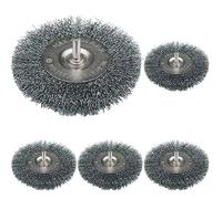 Silverline PB02 Brosse circulaire à fils ondulés 100 mm (Lot de 5)