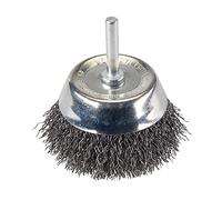 Silverline PB04 Brosse boisseau à fils ondulés 75 mm
