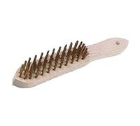 Silverline PB05 Brosse métallique laitonnée 4 rangs