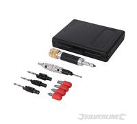 Silverline - Perceuse-visseuse manuelle avec accessoires, jeu de 11 pièces