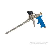 SILVERLINE Pistolet doseur mousse polyuréthane robuste en métal 719812