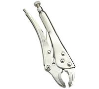 Silverline Tools Pince étau PL105 autobloquante 180 mm courbée