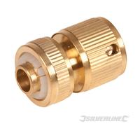 Silverline - Raccord rapide en laiton - 1/2" femelle