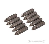 Silverline SB204 Mèches en chrome vanadium, 10 pcs