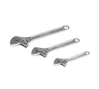 Silverline Tools – Jeu de 3 clés à molette WR03 – 150, 200 et 250 mm