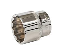 Silverline Tools 936009 Douille 1/2 Drive 12PT métrique 32 mm, argent, 32 mm, lot de 12