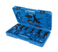 Silverline Tools 984748 Jeu de pinces pour colliers de tuyaux, bleu, 18-54 mm