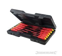 Silverline Tournevis isolés à manche souple, jeu de 11 pièces