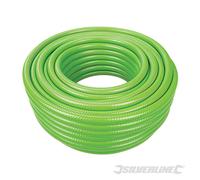 SILVERLINE Tuyau d'arrosage de 30 mètres en PVC avec garniture en tissu 633627 Tuyau à eau