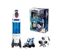Silverlit - ASTROPOD - Pack Ultime Fusée : Coffret Personnage/Fusée + Connecteurs + Détecteurs - Effets sonores et Lumineux - 15 pièces à - Construction et Expériences Spatiales - A partir de 6 Ans