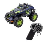 Silverlit EXOST - Build2drive - Voiture à Construire Monster Truck Mighty Crawler - 2.4Ghz - Bleu Marine- 15 cm