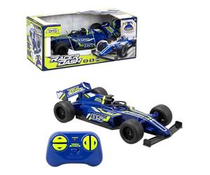 Silverlit Exost Racer Dash - Voiture Télécommandée 1:20 - Bleu & Jaune - 12 km/h - Télécommande 2,4 GHz - A partir de 5 Ans