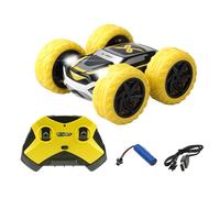 Silverlit - Exost Voiture Télécommandée Tout-Terrain 360 Cross Jaune - Batterie Rechargeable - Conduite sur 2 Faces à 360° + Phares LED - Vitesse : 12km/h - Jouet pour Enfants dès 5 Ans - 54760
