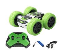 Silverlit - Exost Voiture Télécommandée Tout-Terrain 360 Cross Verte - Batterie Rechargeable - Conduite sur 2 Faces à 360° + Phares LED - Vitesse : 12km/h - Jouet pour Enfants dès 5 Ans - 54759