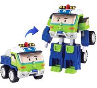 Silverlit - Robocar Poli - Keaton - Figurine Véhicule 2-en-1 Transformable - Robot Articulé - 10 cm - Dès 3 Ans