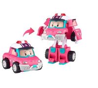 Silverlit - Robocar Poli - Sandy - Figurine Véhicule 2-en-1 Transformable - Robot Articulé - 10 cm - Dès 3 Ans