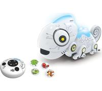 YCOO by Silverlit - Jouet Robot Caméléon Radiocommandé + 4 Insectes en Métal - 28 cm - Attrape Les Insectes Grâce à sa Langue Magnétique et Change de Couleur