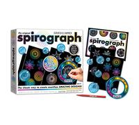 Silverlit - SPIROGRAPH Coffret Multicolore et Pailleté - Loisirs Créatifs - Mandala Multicolore - Spirales Magiques ! - Idée Cadeau Kit Dessin - Livret avec Nombreux Designs - Jouet Enfant Dès 8 ans