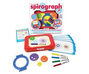 Silverlit - SPIROGRAPH Junior - Loisirs créatifs - Set d'activités - 80 options de réalisation - Comprend 4 roues classiques Spirograph - Créer des figures géométriques - A partir de 3 ans.