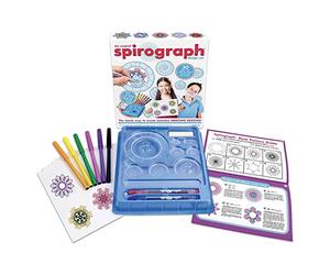 Silverlit SPIROGRAPH Le coffret à dessin - Loisirs créatifs - Set de démarrage 30 pièces incontournable - Création de spirales colorées à l'infini ! Dès 8 ans, 1006Z
