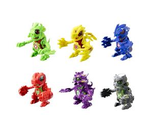 Silverlit YCOO - Biopod Kombat -1 Robot Intéractif dans Son Sachet à Assembler - 20 Pièces - 6 Créatures Robots de Combat Électroniques à Collectionner - Effets Sonores Lumineux - 9cm - Dès 5 Ans
