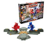 YCOO - Biopod Kombat Deluxe Arena - 2 Créatures électroniques avec effet Sonores et Lumineuses à Construire 2 Socles - 10 modèles à collectionner - Piles LR44 incluses - Jouet Enfant Dès 5 Ans