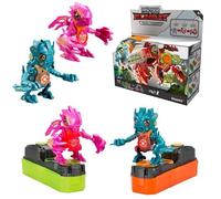 Silverlit YCOO - Biopod Kombat Duo Pack - 2 Créatures électroniques Sonores et Lumineuses à Construire et à Collectionner - Rose et Verte - Jouet Enfant Dès 5 Ans