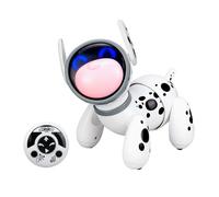 Silverlit - Ycoo - Chien Robot Jiggo - Robot Chien Interactif avec Télécommande - Nez Lumineux Émotionnel & Capteur Tactile - Réagit aux Caresses