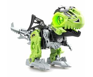 Silverlit - YCOO - Jurassic World Robot Dinosaure dans Son Oeuf à Construire 22 cm - Mega Biopod Cyber Punk - Effets Sonores Et Lumineux LED - Piles incluses - Jouet pour enfant dès 5 ans