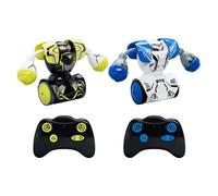 Silverlit YCOO Pack 2 Robots Kombat Boxeur Télécommandé- Emballage Ecologique, Facile à Déballer - Avance Et Frappe l' Adversaire pour Le Mettre au Sol - Jouet 5,6,7,8,9,10 Ans, 54321,FFP
