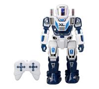 Silverlit - Ycoo - Program A BOT XL - Robot Programmable 40 cm avec 48 Actions - Effets Sonores et Lumineux - Dès 5 Ans, Argent
