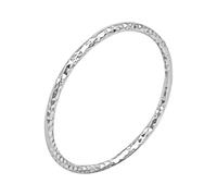 Silverly Bague Empilable en Argent Sterling avec Diamant Taillé pour Femme | Bagues de Promesse à Bande Fine et à Facettes Scintillantes | Bracelet Empilable Minimaliste avec une Finition Scintillante