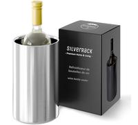 SilverRack Refroidisseur de vin en acier inoxydable - Refroidisseur de bouteille - Refroidisseur de bouteille comme refroidisseur de vin, de champagne et de boissons - Refroidisseur de vin extérieur