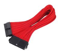 SilverStone Câble d'extension SST-PP07-MBR ATX 24 broches 30 cm manchonné rouge
