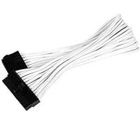 SilverStone SST-PP07-MBW - 30cm Carte mère 24pin vers 24pin Cable d'extension manchonné, blanc