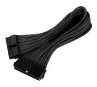 SilverStone Technology Câble d'extension SST-PP07-MBB 24 broches 30 cm manchonné noir