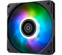 Silverstone Air Slimmer 120 ARGB, Ventilateur Plat de 120 mm à Performances renforcées avec contrôle PWM sur Toute la Plage et Effet d'éclairage ARVB, SST-AS120B-ARGB