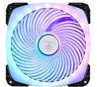 SilverStone SST-AP142-ARGB - Série Air Penetrator Ventilateur PWM pour ordinateur 140mm, roulement à billes, lame transparente avec cadre noir, flux d'air élevé, LED RGB adressable