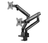 Silverstone ARM25- Double Bras de Moniteur avec Conception à Ressort mécanique et possibilité de réglage Polyvalente, SST-ARM25