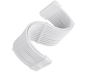 SilverStone "Câble de rallonge d''alimentation SST-PP07E-MBW-V2, 24 broches ATX, Câble d''extension"
