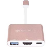 SilverStone EP08 - Adaptateur vidéo externe - USB-C 3.1 - HDMI - rose G