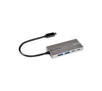 SilverStone EP09 - Concentrateur (hub) - 2 x USB 3.1 Gen 1 + 2 x USB-C - de bureau