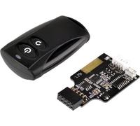 SilverStone ES02-USB - PC - RF sans fil - Boutons-poussoirs - Noir