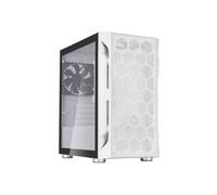 SilverStone Fara H1M Boîtier Micro-ATX, verre trempé - blanc