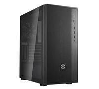 Silverstone FARA R1 - Boîtier pour Ordinateur FARA R1-V2 Tower ATX, Panneau Avant en Maille, Partie latérale en Verre trempé, Noir, SST-FAR1B-G-V2