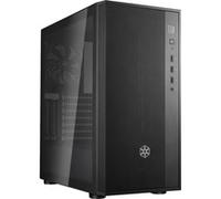SilverStone Boîtier PC FARA R1 V2 – Moyen tour, Panneau avant en maille, Verre trempé – Noir