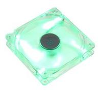 SilverStone SST-FN121-P-GL - Série FN Ventilateur de 120mm pour ordinateur, Bruit faible, Flux d'air performant, 9 pales, 4x LED vertes