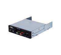 Silverstone FP35B Lecteur de Cartes Compatible Windows 98, Me, 2000, XP, Vista, Mac OS 9.x (Noir)